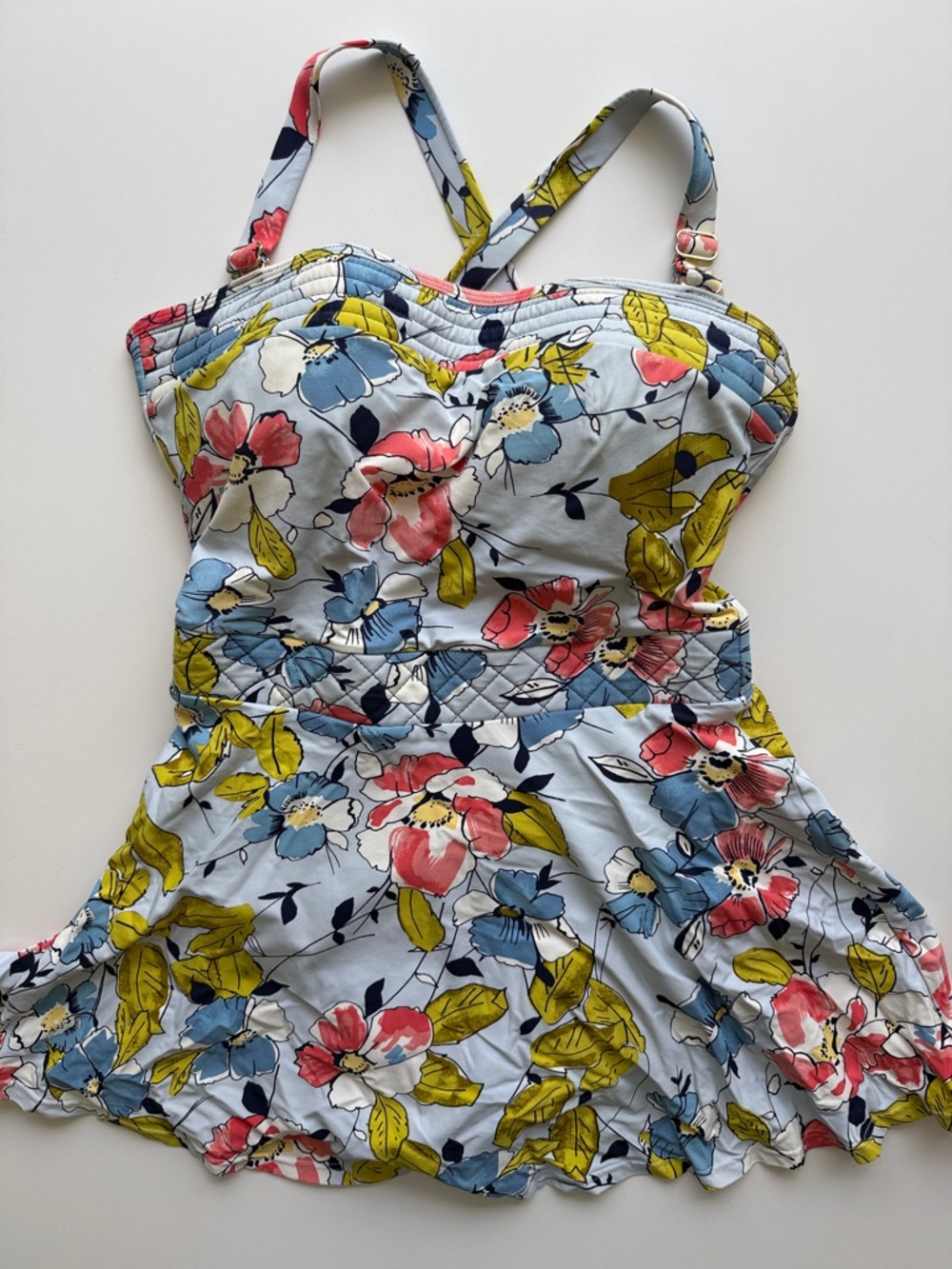 Studio Anne Cole floral Brigette swim dress size 10